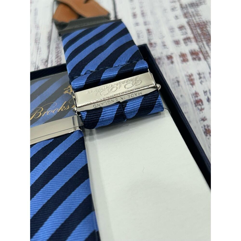 Brooks Brothers Solid Black Formal‎ Button Suspen… - image 5